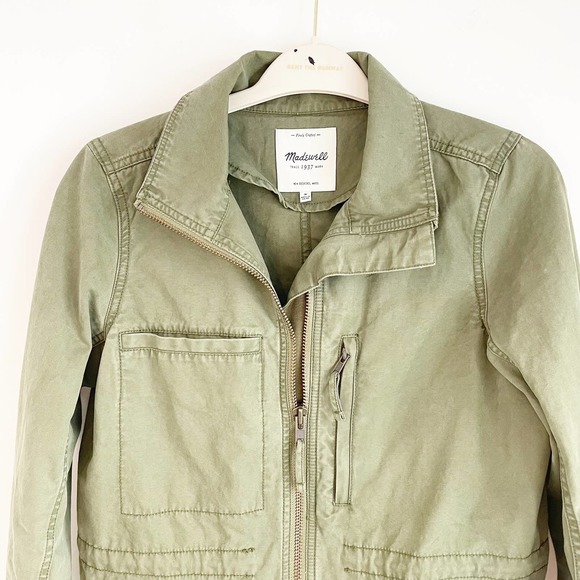 Madewell Olive Utility Jacket - Picture 4 of 10
